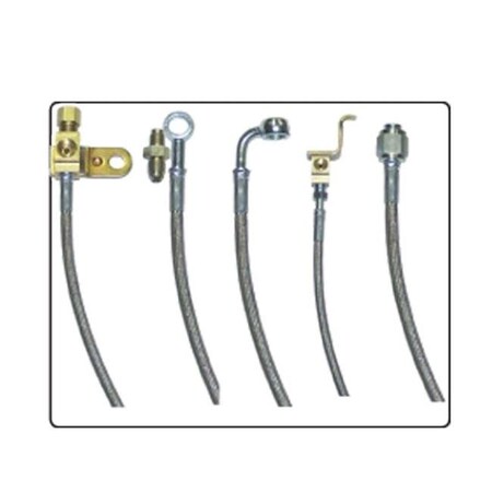 Airbagit AirBagit X2-BRA-FIERO-4 Steel Brakehose X2-BRA-FIERO-4